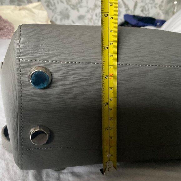 Clean Senreve MINI MAESTRA grey storm Mimosa silver hardware without dust bag - Picture 9 of 9